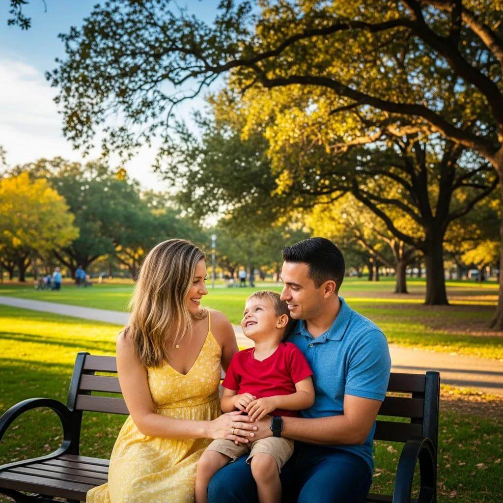 Divorce Process in Ontario Canada 2 family discussing child custody arrangements in a park setting with a child 09e4627e 132d 4ef7 807b fc9e1762f4d8 Divorce Process in Ontario Canada