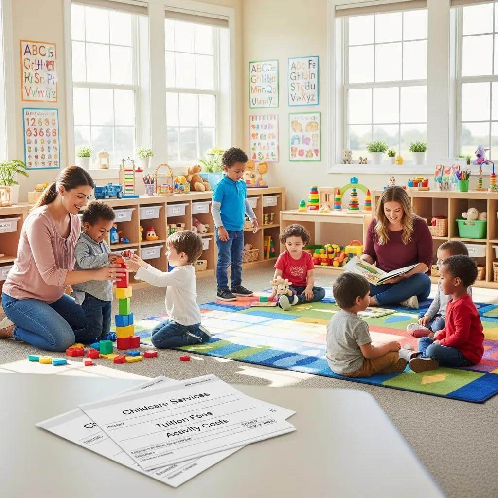 Comprehensive List of Section 7 Expenses in Ontario Family Law: Eligibility, Examples, and Claim Process 1 Children enjoying activities at a daycare, representing childcare expenses